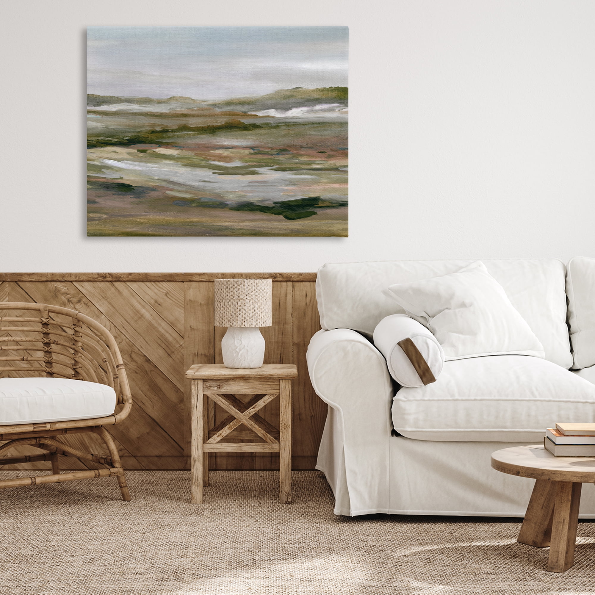 Stupell Industries Natural Meadow Abstract Horizon Canvas Wall Art, design by Carol Robinson