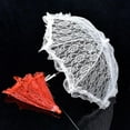 thumbnail image 3 of Lace Wedding Umbrella Lace Embroidery Umbrella Bridal Party Craft Flowers Decoration Props Accessory for Wedding Party Celebration wedding shooting parasol, 3 of 5