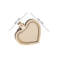thumbnail image 2 of LOLIPPYY 6pcs Wooden Embroidery Craft Frame Display Frame Circle For Women Chocolate, 2 of 8