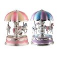 thumbnail image 1 of POINTERTECK Dome Carousel Music Box Gift Toy Creative Music Box With Lights Children‘S Day Friends Birthday, 1 of 6