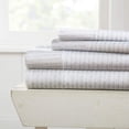 thumbnail image 4 of Linen Market 4 Piece Full Bedding Sheet Set (Light Gray Roses) - Sleep Better Than Ever with These Ultra-Soft & Cooling Bed Sheets for Your Full Size Bed - Deep Pocket Fits 16" Mattress, 4 of 5