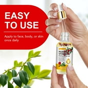 Aliver Rose Vitamin E Oil for Face Body, Rich in Vitamins and Antioxidant, Moisturizer for Dryness, Fine Lines, Scar Skin (Guasha Tool Included)