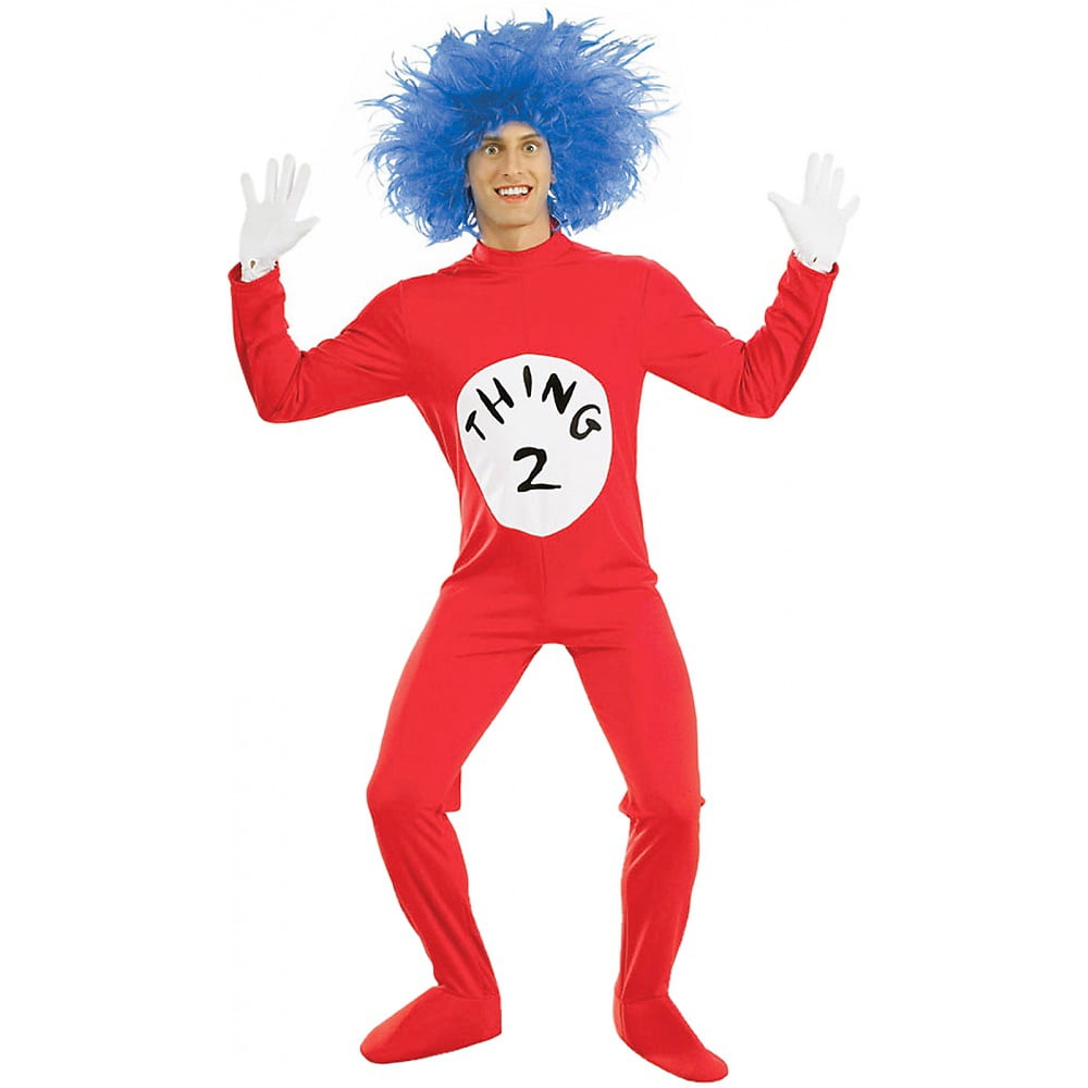Thing 2 Adult Costume - Standard - Walmart.com
