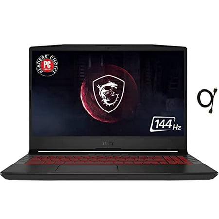 MSI Pulse GL66 15.6" FHD IPS 144Hz Premium Gaming Laptop, 11th Gen Intel 8-Core i7-11800H, 64GB RAM, 2TB PCIe SSD, NVIDIA GeForce RTX 3070 8GB, RGB Backlit, Windows 10 Pro + HDMI Cable, Gray