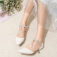 thumbnail image 3 of Kids High heels Sandals for Girls | Pointed and wrapped head Shoes | Summer Party Dress Shoes, 3 of 10