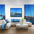 thumbnail image 2 of Design Art Golden Gate Bridge under Blue Sky Framed Canvas Art Print, 2 of 5