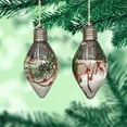 thumbnail image 6 of Visland 10cm Christmas Tree Ball LED Luminous White Ball Artificial Plants Red Fruits Festival Prop Xmas Party Decor Hanging Transparent Ball Pendant for Party, 6 of 6