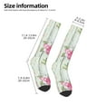 thumbnail image 5 of Haiem Vintage Wood with Floral Socks, Funny Novelty Crazy Design Cotton Socks Sports Socks Knee High Socks For Men, Women,1Pairs - Gift For Working Friends, 5 of 9