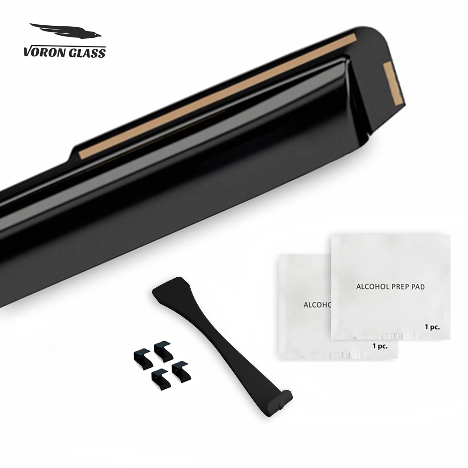 Voron Glass in-Channel Extra Durable Rain Guards for Chevrolet (Chevy) Suburban 2015-2020, Window Deflectors, Vent Window Visors, 4 Pieces - 200539