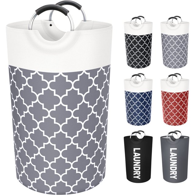 Cesta de lavandería Fabspace, grande, plegable, impermeable, 82 L