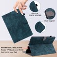 thumbnail image 3 of GSFY for 2024 iPad Pro 11 inch Case M4 (5th Generation), Premium PU Leather Protective Folio Stand Cover with Pencil Holder Multiple Viewing Angles for iPad Pro 11 5th Gen - Dark Blue, 3 of 7