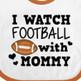 thumbnail image 4 of Inktastic I Watch Football with My Mommy Boys Baby Bib, 4 of 4