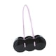 thumbnail image 2 of Jarrón de cerámica con forma de bolso, arreglo floral, bolso, florero, florero Negro, 2 of 9