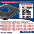 thumbnail image 3 of Whole Parts Gas Range Burner Pan (Black) Part # 316202509 - Replacement & Compatible With Some Kenmore and Sears Ranges, 3 of 7