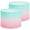 Color 1, variant on Lampshades 2 Pack Pastel Summer Springtime Ombre Pink Millennial Pale Mint 13"x13"x10" Light Shade for Table Lamps Floor Lamp Shades Lampshade Replacement Easy Assembly