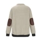 thumbnail image 4 of Blusa y camisa de manga larga con cuello alto para hombre, informal, con retazos, con cremallera y manga larga, 4 of 4