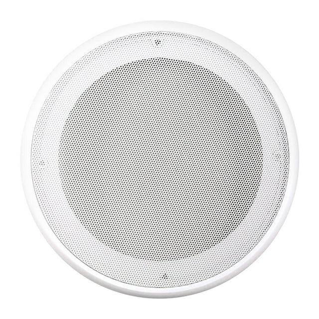 Bunblic Housse de Haut-Parleur de Plafond Blanche pour Voiture Modification Haut-Parleur de Voiture Housse de Grill Haut-Parleurs Ronds Grille pour Pièce de Rechange de Véhicule 8 Pouces