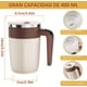 thumbnail image 5 of Taza Inteligente de Café con Agitación Magnética 7000 RPM | Acero Inoxidable 316, Pantalla Térmica y 400ml | Recargable, Impermeable - Color beige (Oficina/Viaje/Hogar), 5 of 14