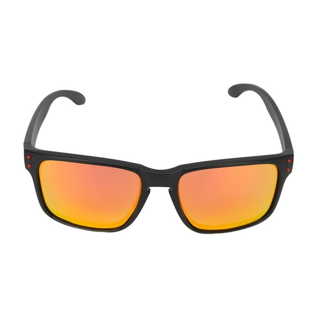 Gafas de sol cuadradas unisex retro polarizadas para conducir, protección UV, para hombres y mujeres, color rojo
