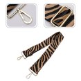 thumbnail image 4 of EeaseCA 1 Pc Zebra Printed Wide Shoulder Strap Colorful Adjustable Crossbody Strap, 4 of 7