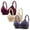 Red, variant on hotojiny 3PC Push Up Bra for Women No Underwire Wireless Breathable Bralettes V Neck Comfort Full Coverage Everyday Bra