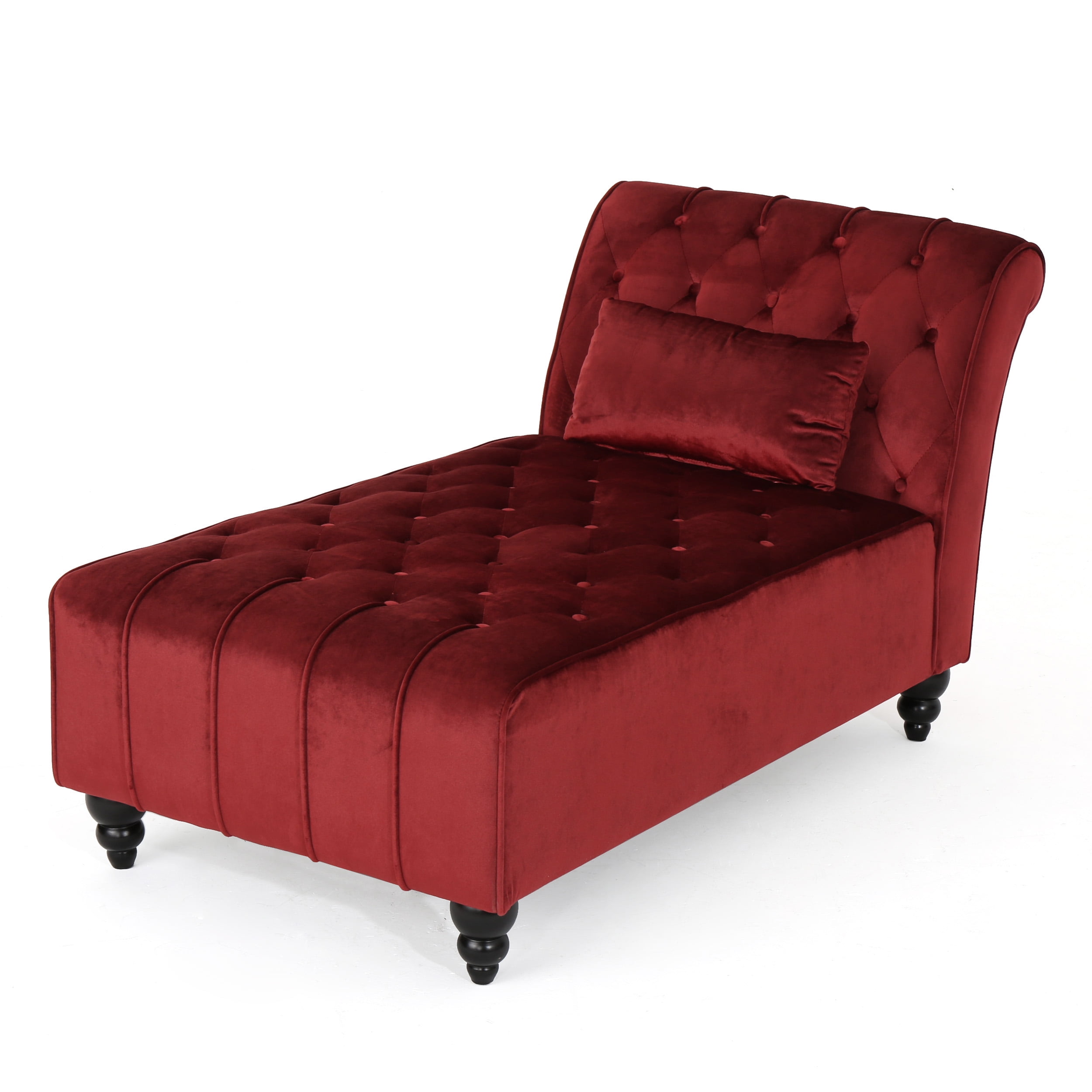 rafaela tufted new velvet chaise lounge