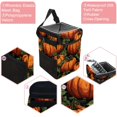 thumbnail image 2 of Pumpkin Foldable Car Trash Can with Lid, Leak-Proof Mini Trash Can, Hanging Storage Bag for Car, 2 of 6