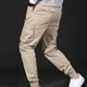 thumbnail image 4 of Pantalones largos para hombre, bolsillos laterales, pies pequeños, ajustados, largos, para hombre, 4 of 5