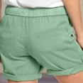 thumbnail image 5 of cfhntfmh Womens Lounge Shorts Elastic Waisted Solid Color Shorts with Pocket Drawstring Summer Comfy Shorts, 5 of 6