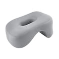 thumbnail image 2 of DOLITY Office Napping Memory Foam Pillow for School Lunch Break Student Light Gray, 2 of 9