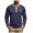 #02 Navy, variant on Akiihool Long Sleeve Shirt Cotton Men's Long Sleeve Casual Crewneck T Shirt for Summer Green,L