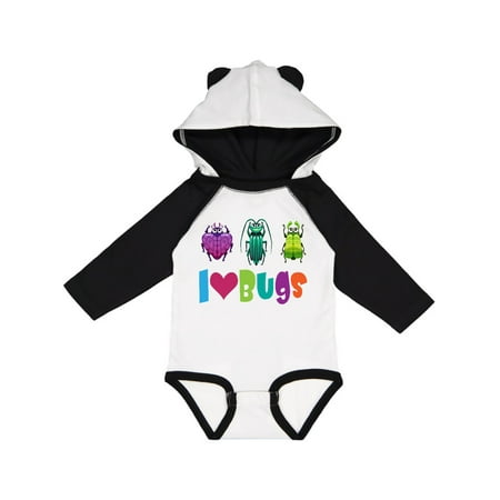 

Inktastic I Love Bugs Gift Baby Boy or Baby Girl Long Sleeve Bodysuit