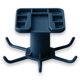 thumbnail image 2 of Autoadhesivo punzón libre con 6 ganchos Bolsa de corbatas 360 grados Gancho giratorio Perchas multiusos Multiustey Rack Estante de casa azul Methold HA011768-02, 2 of 7