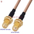 thumbnail image 3 of Kit de conector RG316 SMA a SMA macho hembra, conector RPSMA macho hembra a SMA, para cable de extensión de puente de coleta RG-316 de baja pérdida, 3 of 5