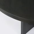 thumbnail image 5 of HomeRoots 397611 Black Wood Round Geometric Dining Table, 5 of 5