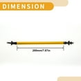 thumbnail image 4 of Unique Bargains 2pcs 200mm/7.87in Adjustable Front Bumper Lip Splitter Strut Support Bars Gold, 4 of 6