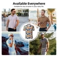 thumbnail image 6 of Daiia Fashionable Paisley Pattern Men’s Polo Shirts,Solid Deck Shirt,Classic Fit, Breathable Cotton Polo for Casual and Sport Wear-Medium, 6 of 7