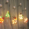 thumbnail image 5 of Luces decorativas para ventanas navideñas, luces colgantes con ventosa para ventanas, decoración de fiestas, adornos navideños, regalos de luces para fiestas navideñas, dormitorios interiores, 5 of 5