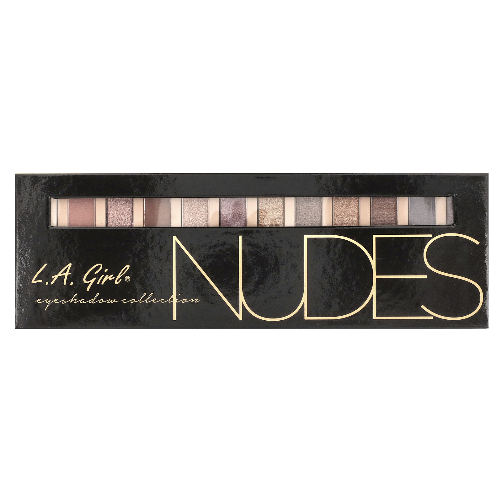 L.A. Girl Beauty Brick Eyeshadow Palette, Nudes