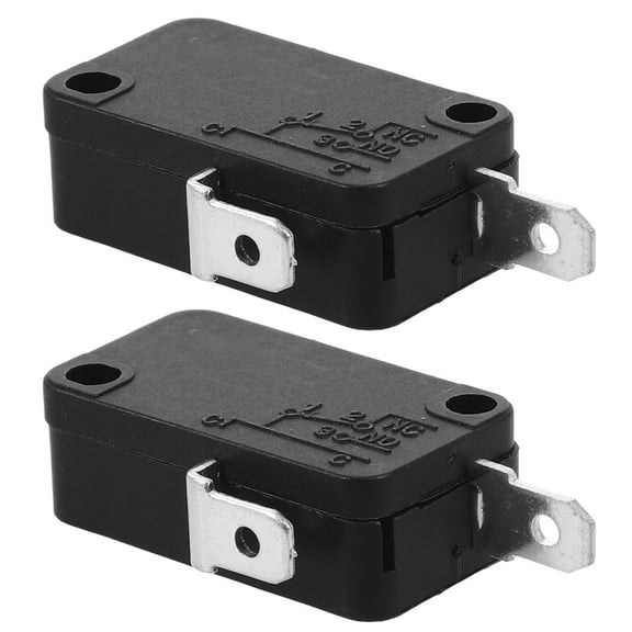 FOMIYES Compact Micro Switch Microwave Door Replacement Easy Install 2Pcs