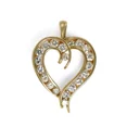 thumbnail image 1 of Pre-Owned Unbranded 14K Yellow Gold Diamond Heart Pendant, 2.00TDW, 6.9gr, 1 of 7