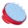 thumbnail image 4 of Cepillo de champú ador pa cabelludo, cepillo de manual pa cabelludo [húmedo y seco], rojo Colcomx cepillo de silicona para champú, 4 of 8