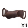 thumbnail image 1 of 4x Funda De Cuchillo Plegable Estuche De Herramientas Cuero De PU Para Viaje Fiesta Favor Aniversario Marrón, 1 of 8