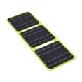 thumbnail image 3 of Panel Solar plegable, 3 teléfonos plegables, carga USB IP67, estación de energía portátil ligera y resistente al agua para viajar y acampar Amarillo, 3 of 8