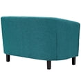 thumbnail image 3 of Modern Contemporary Urban Design Living Lounge Room Loveseat Sofa, Blue, Fabric, 3 of 4
