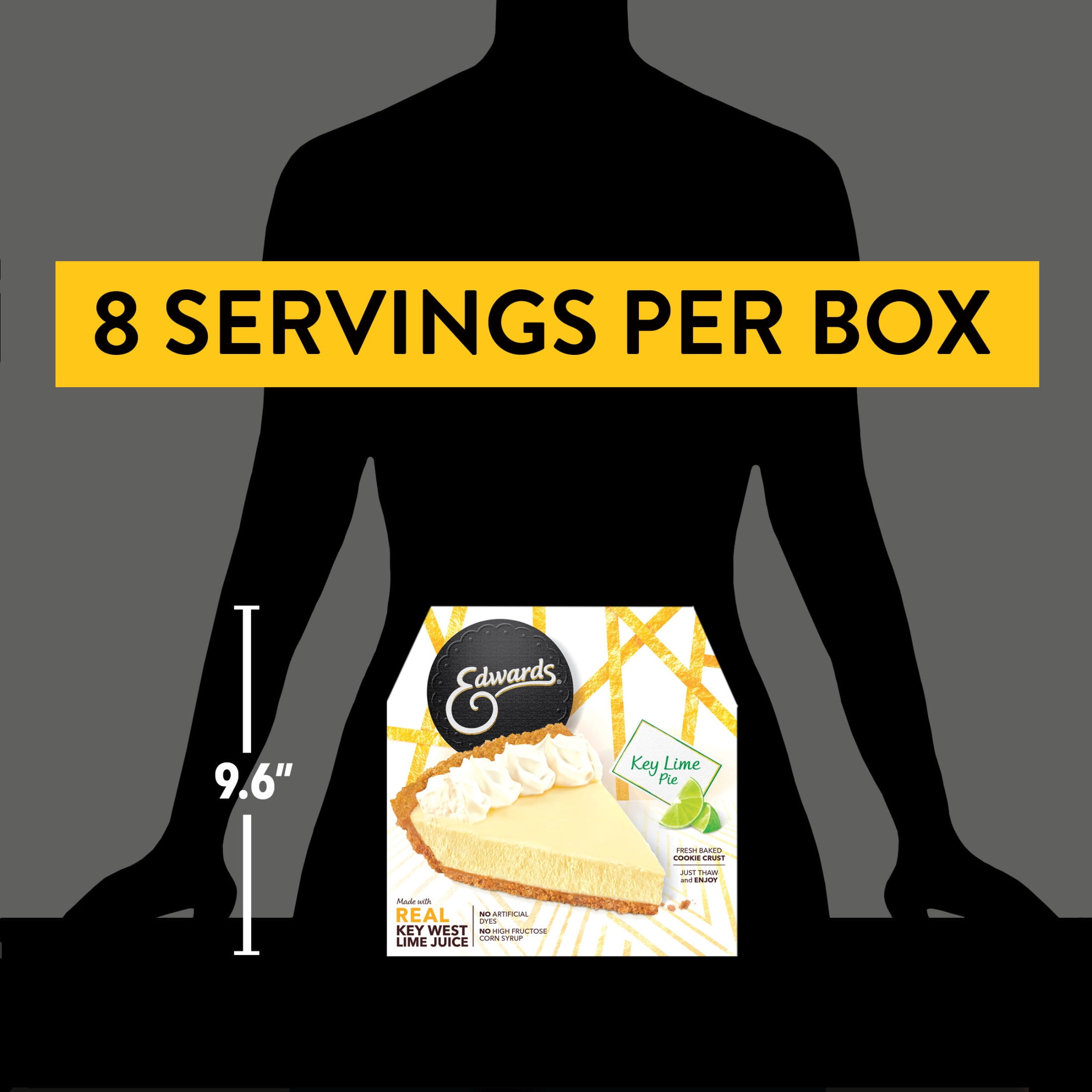 Edwards Premium Desserts Frozen Key Lime Pie, 30.4 oz