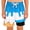 Sky Blue, variant on Ice Cream Boys Swim Trunks with Compression Liner Kids Bathing Suit 6-18 Years Swimwear