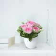 thumbnail image 3 of TIELUTT Rose pour la Maison Réaliste pour Fleurs de Mariage Fleurs Extérieures Décorations de Mariage pour Tables de Réception Centres de Table Centres de Table pour Tables Fleurs de la Saint-Valentin, 3 of 5