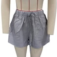 thumbnail image 2 of Pantalones cortos informales con cordón NikouMX para mujer verano elásticos, 2 of 3