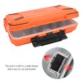 thumbnail image 5 of Emoshayoga Caja de señuelos de Pesca de 2 Colores, Caja de Aparejos de Pesca Impermeable, Caja de Almacenamiento de anzuelos de Cebo portátil ABS Accesorio de contenedor(Naranja), 5 of 5